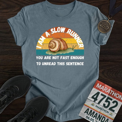 Printify T-Shirt Heather Indigo / S Not Fast Enough T-shirt