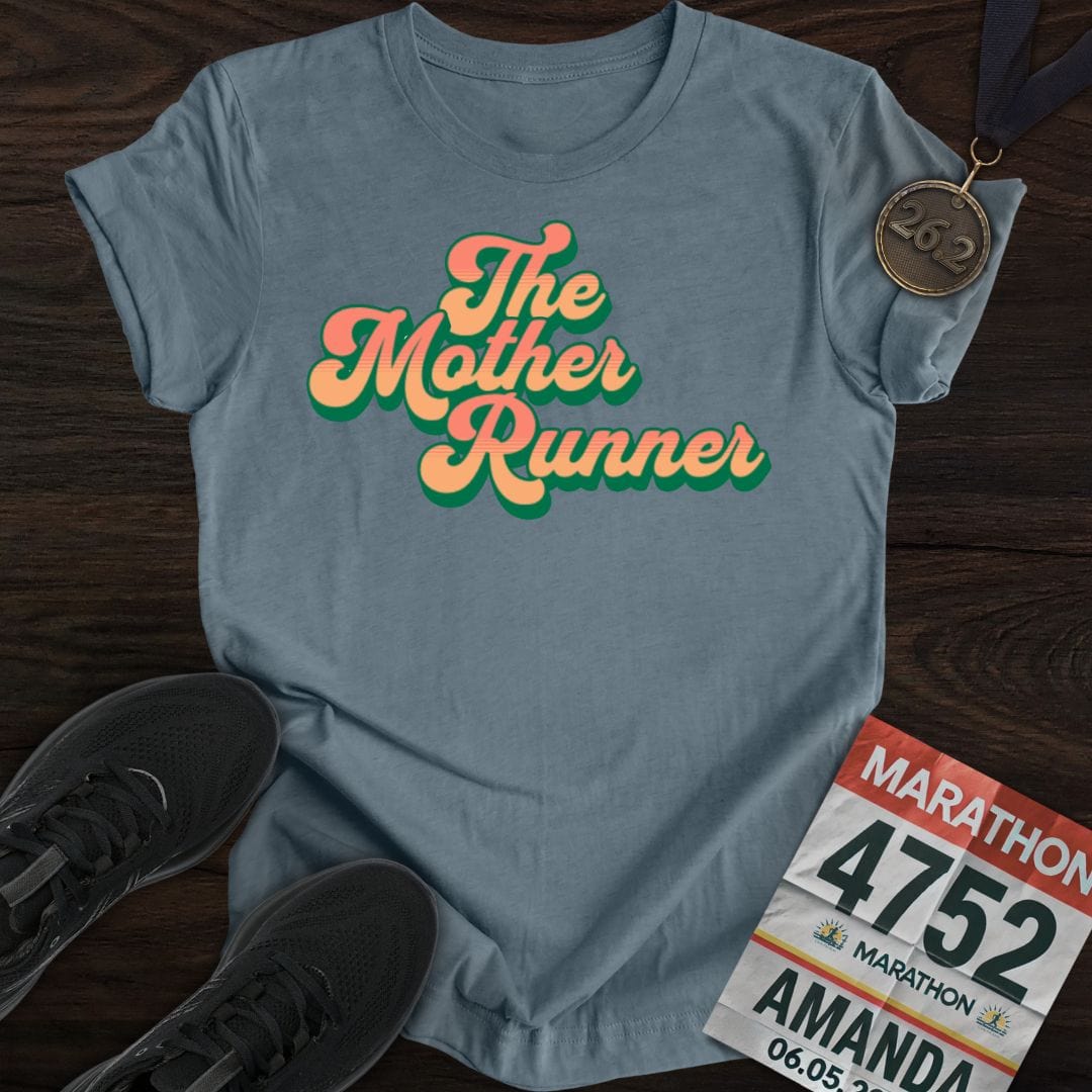 Printify T-Shirt Heather Indigo / S The Mother Runner T-shirt