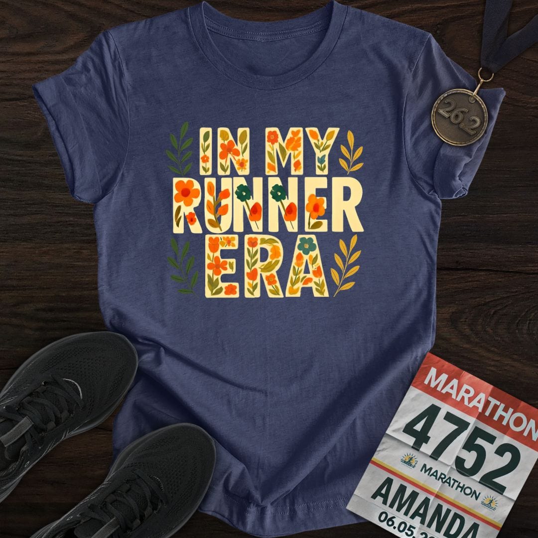 Printify T-Shirt Heather Navy / S In My Runner Era T-Shirt