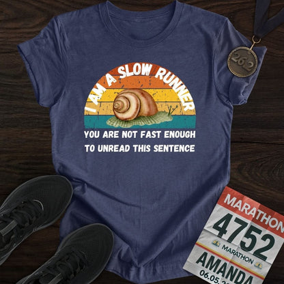 Printify T-Shirt Heather Navy / S Not Fast Enough T-shirt