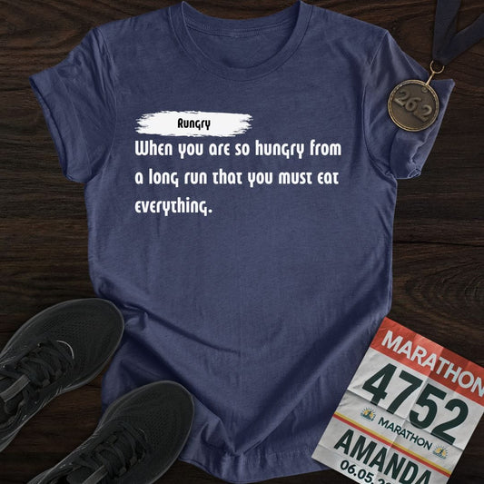 Printify T-Shirt Heather Navy / S Rungry T-Shirt