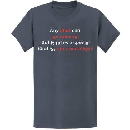 Printify T-Shirt Heather Navy / S Special Idiot Runner T-Shirt