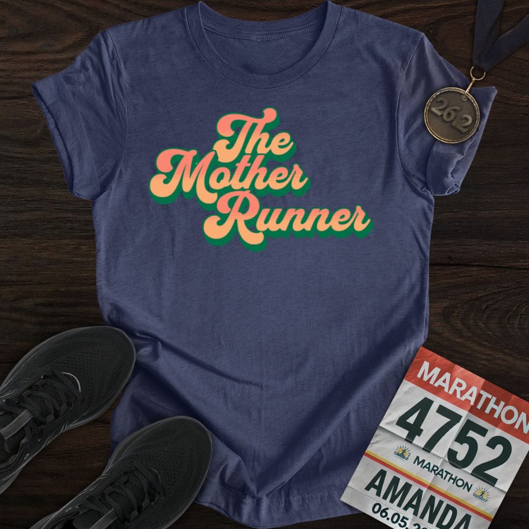 Printify T-Shirt Heather Navy / S The Mother Runner T-shirt
