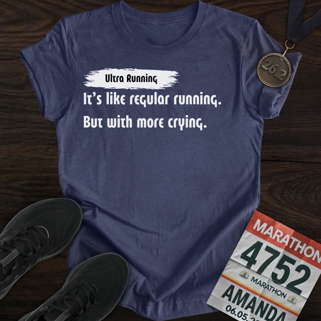 Printify T-Shirt Heather Navy / S Ultra Running T-Shirt