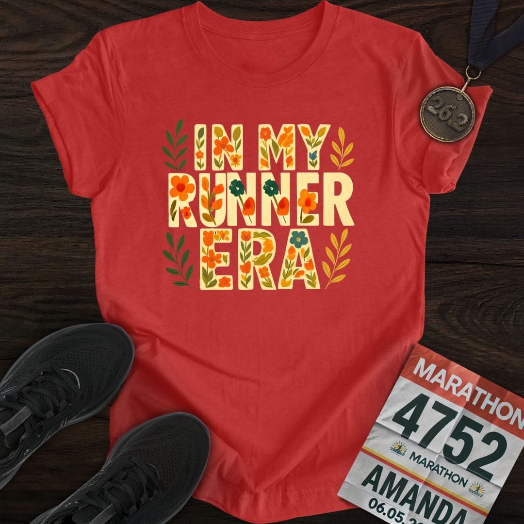 Printify T-Shirt Heather Red / S In My Runner Era T-Shirt