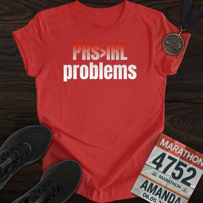 Printify T-Shirt Heather Red / S PRs > IRL problems T-shirt