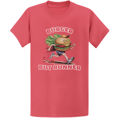 Printify T-Shirt Heather Red / S Runner Burger T-Shirt