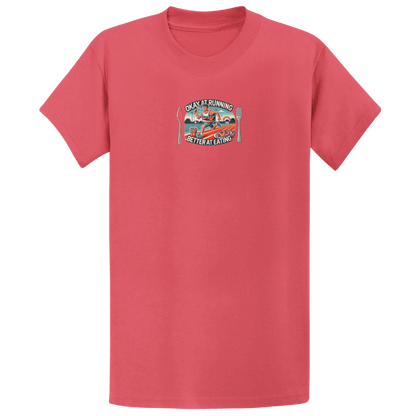 Printify T-Shirt Heather Red / S Running or Eating T-Shirt