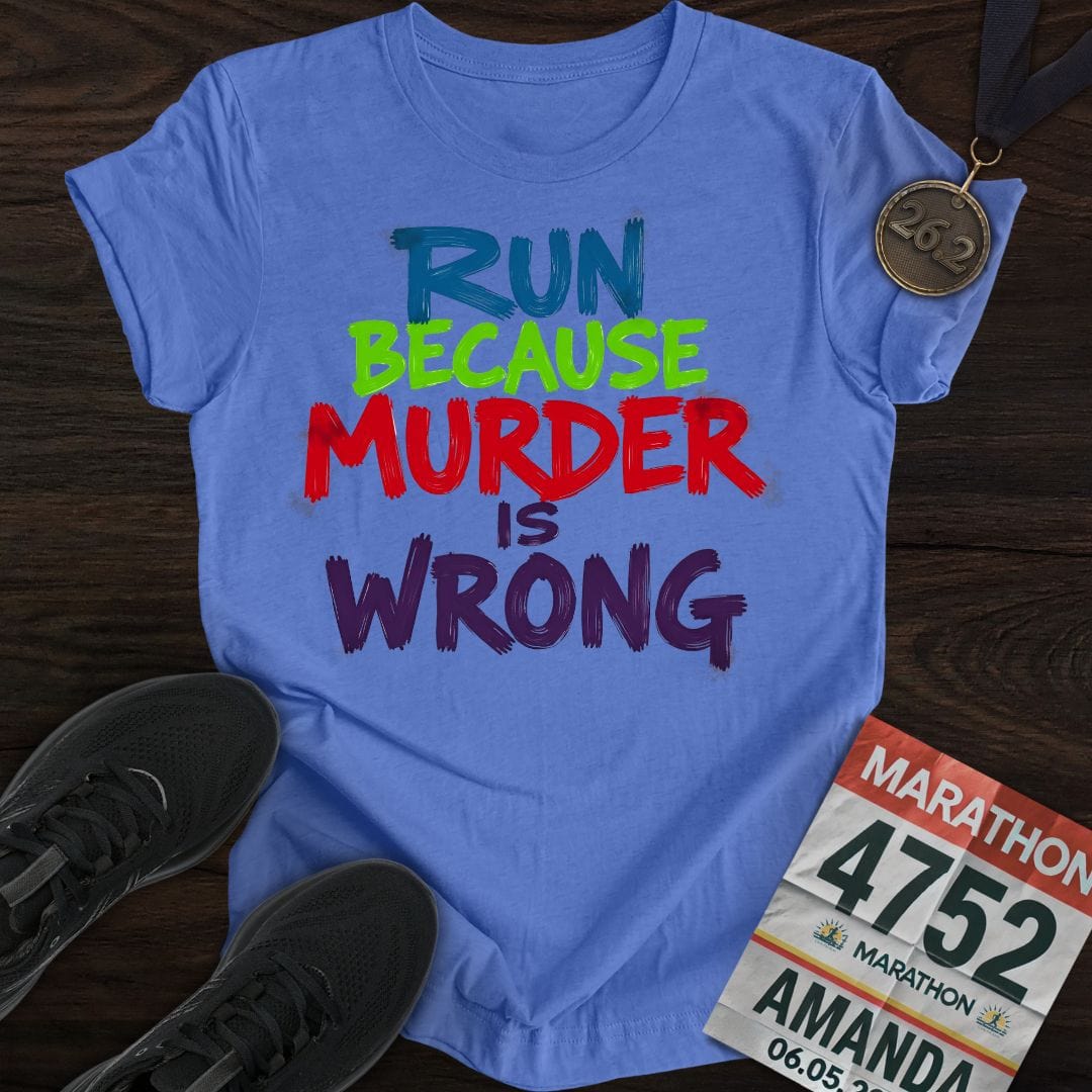 Printify T-Shirt Heather Royal / S Miles Over Murder T-shirt