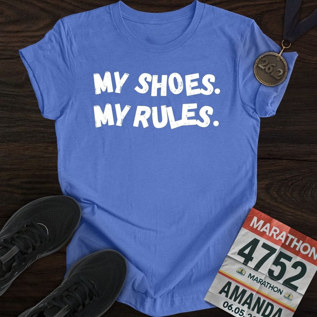 Printify T-Shirt Heather Royal / S My Shoes My Rules T-shirt