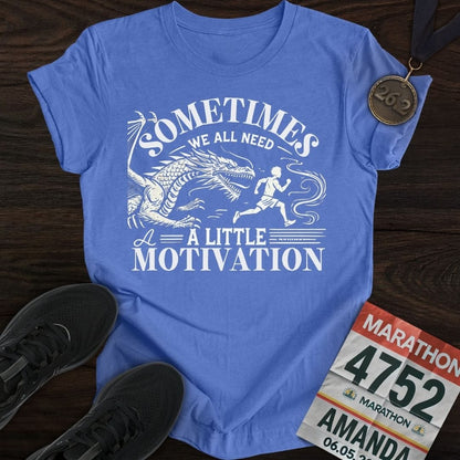 Printify T-Shirt Heather Royal / S Need a Little Motivation T-Shirt