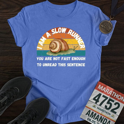 Printify T-Shirt Heather Royal / S Not Fast Enough T-shirt