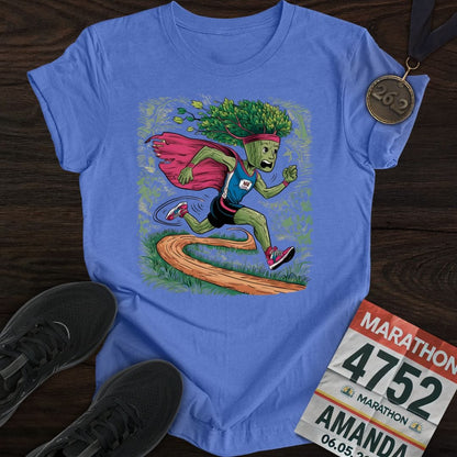 Printify T-Shirt Heather Royal / S Run Tree Run T-Shirt