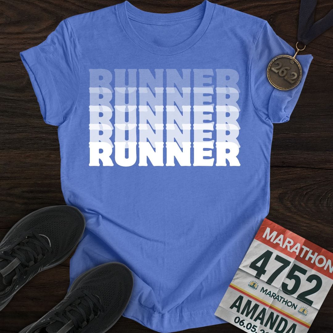 Printify T-Shirt Heather Royal / S Runner T-Shirt