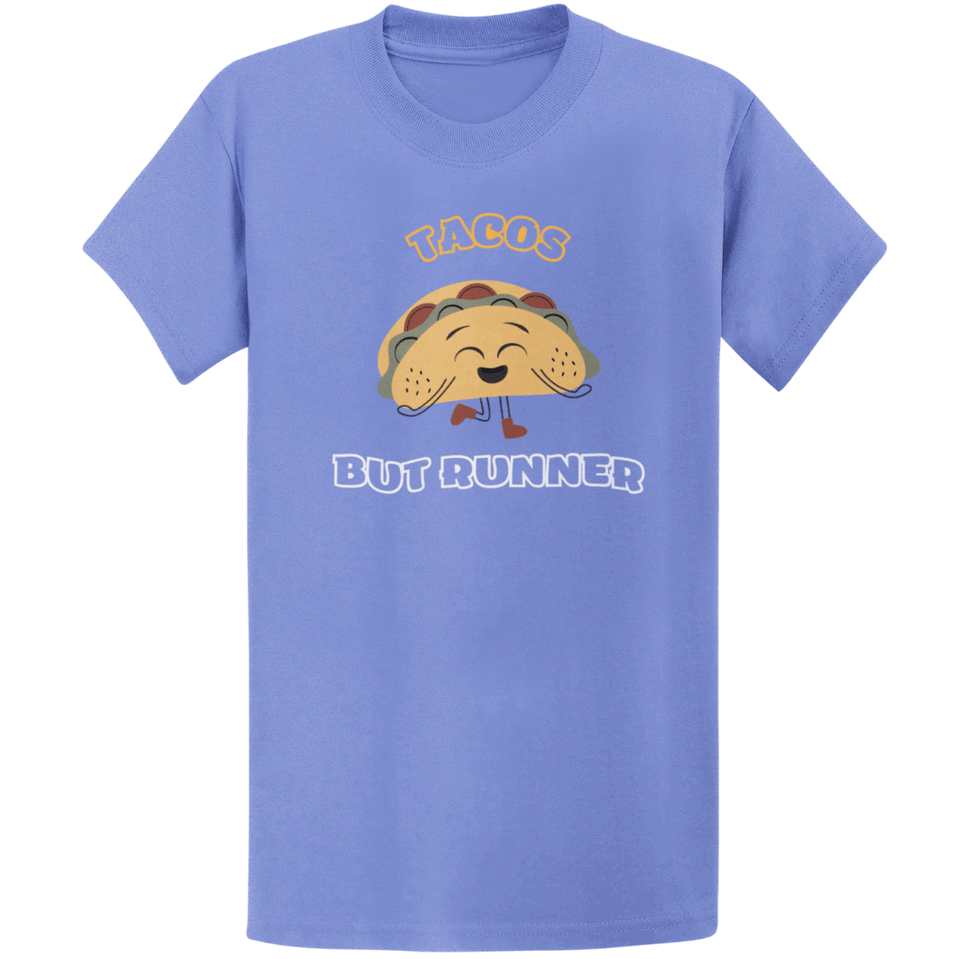 Printify T-Shirt Heather Royal / S Runner Tacos T-Shirt