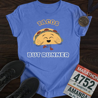 Printify T-Shirt Heather Royal / S Runner Tacos T-Shirt