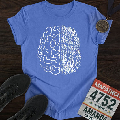 Printify T-Shirt Heather Royal / S Running Is On My Mind T-shirt