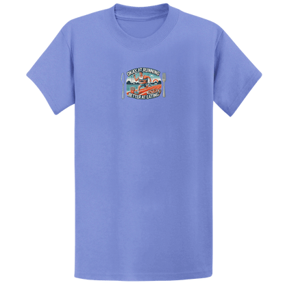 Printify T-Shirt Heather Royal / S Running or Eating T-Shirt