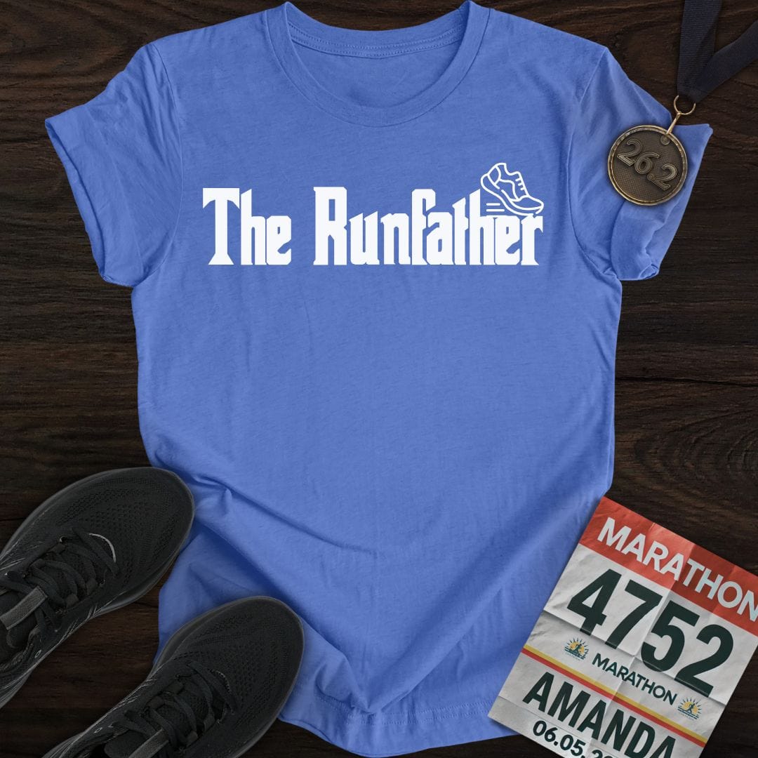 Printify T-Shirt Heather Royal / S The RunFather