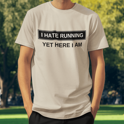 Printify T-Shirt I Hate Running T-Shirt