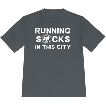 Printify T-Shirt Iron Grey / XS City Runs, Zero Fun T-Shirt / Pro