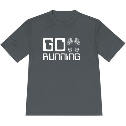 Printify T-Shirt Iron Grey / XS Go Running T-Shirt / Pro