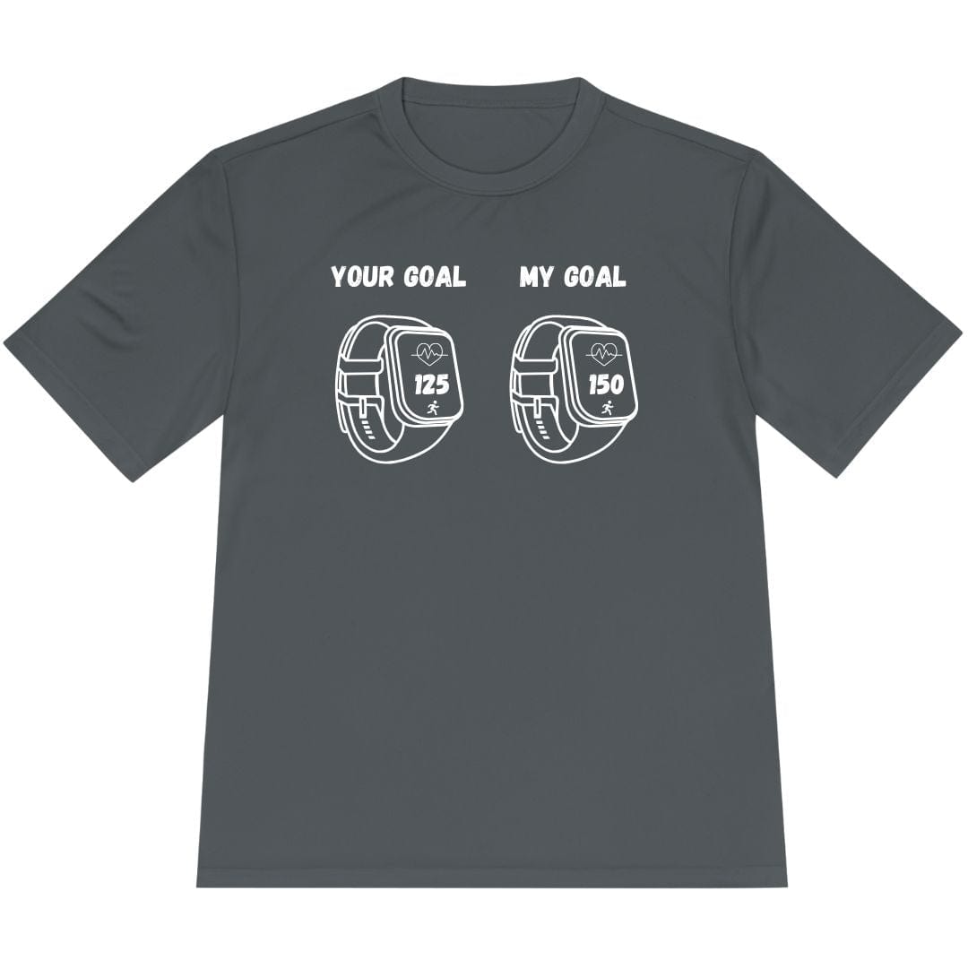 Printify T-Shirt Iron Grey / XS Heart Rate Goals T-Shirt / Pro