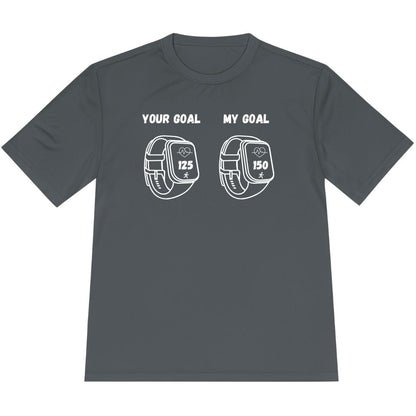 Printify T-Shirt Iron Grey / XS Heart Rate Goals T-Shirt / Pro