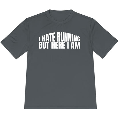 Printify T-Shirt Iron Grey / XS I Hate Running -2- T-Shirt / Pro