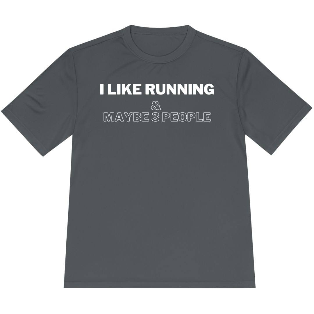 Printify T-Shirt Iron Grey / XS I Like Running T-Shirt / Pro