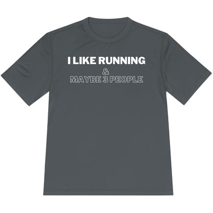 Printify T-Shirt Iron Grey / XS I Like Running T-Shirt / Pro