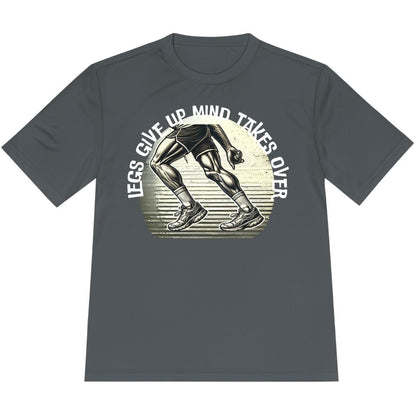 Printify T-Shirt Iron Grey / XS Legs Give Up T-Shirt / Pro