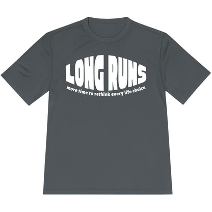 Printify T-Shirt Iron Grey / XS Long Runs T-Shirt / Pro