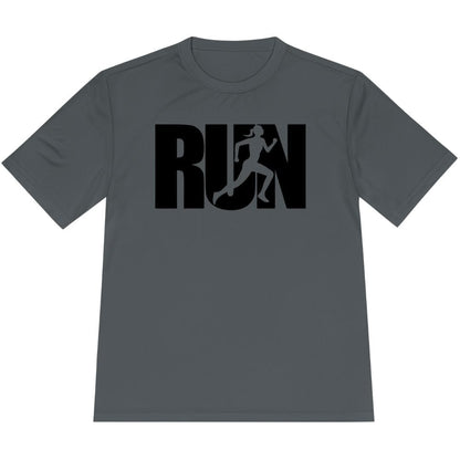 Printify T-Shirt Iron Grey / XS Run Girl T-Shirt / Pro