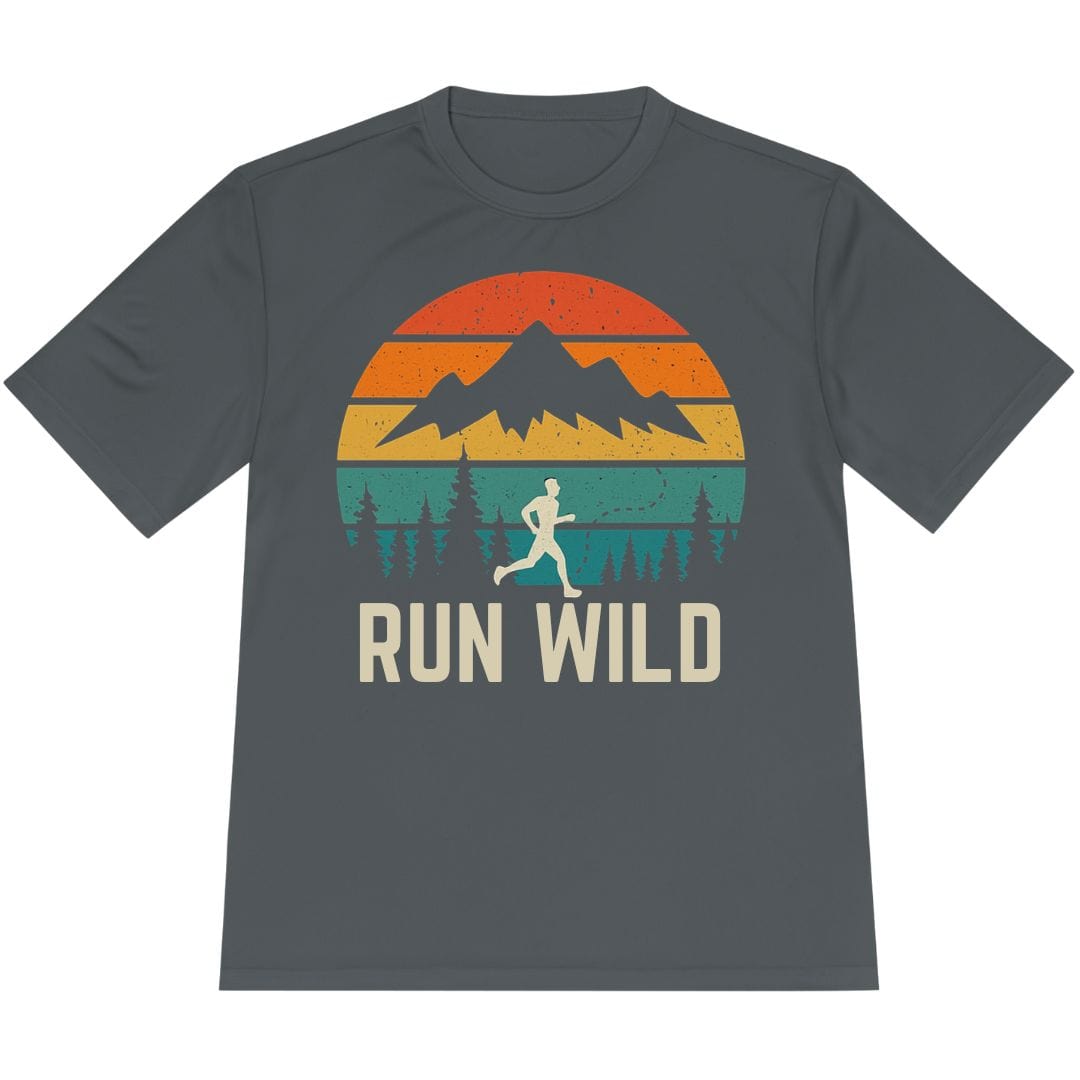 Printify T-Shirt Iron Grey / XS Run Wild T-Shirt / Pro