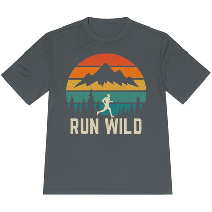 Printify T-Shirt Iron Grey / XS Run Wild T-Shirt / Pro