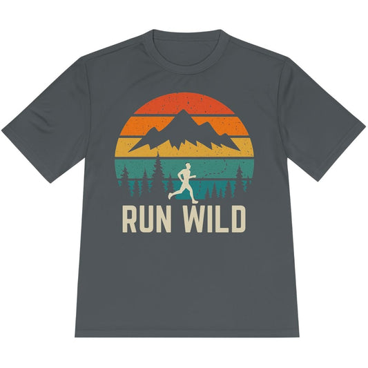 Printify T-Shirt Iron Grey / XS Run Wild T-Shirt / Pro