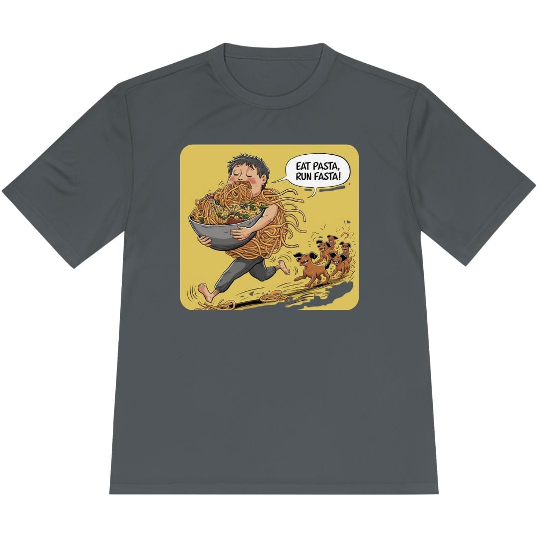 Printify T-Shirt Iron Grey / XS Runner Pasta T-Shirt / Pro