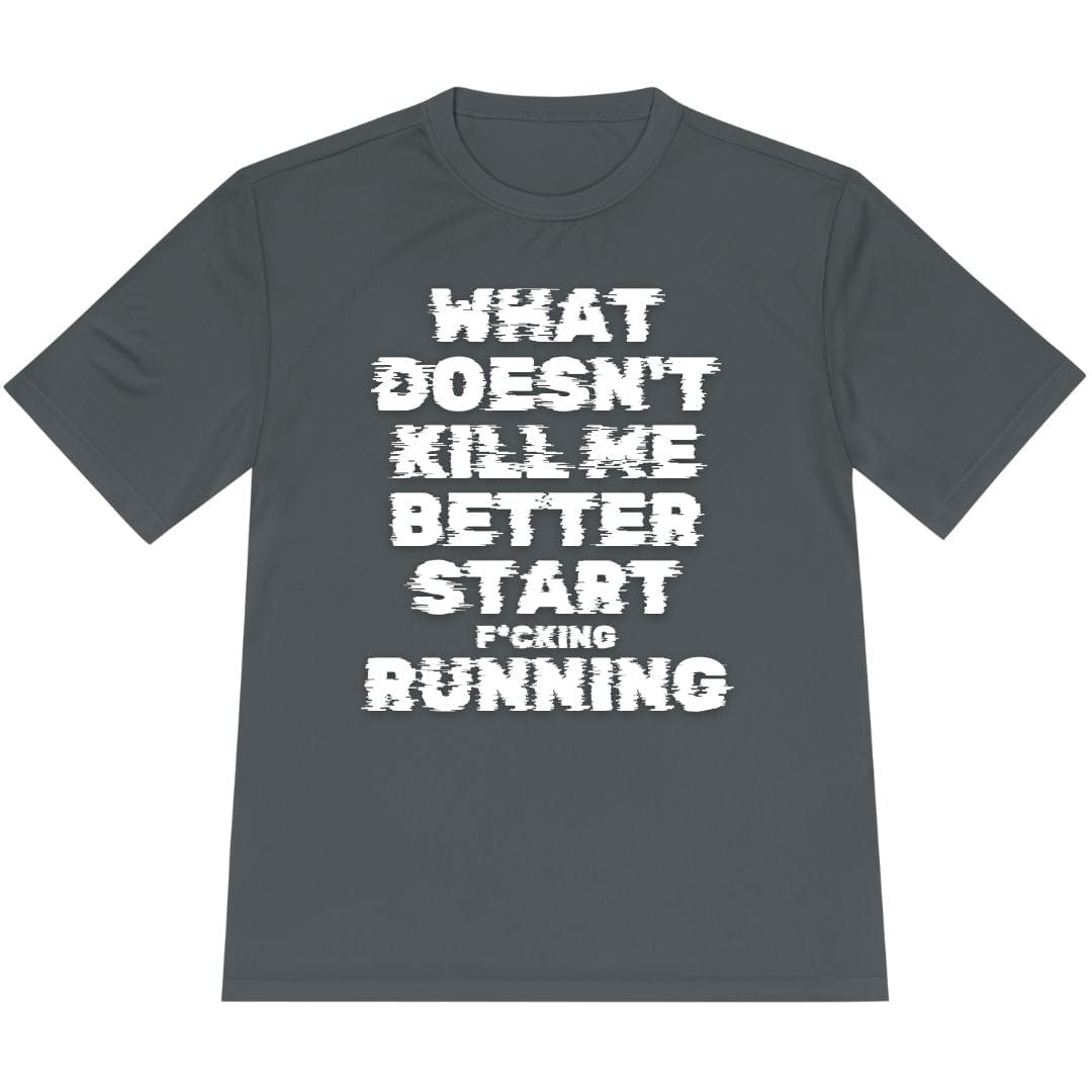 Printify T-Shirt Iron Grey / XS Start F*cking Running T-Shirt / Pro