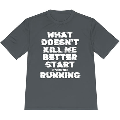 Printify T-Shirt Iron Grey / XS Start F*cking Running T-Shirt / Pro