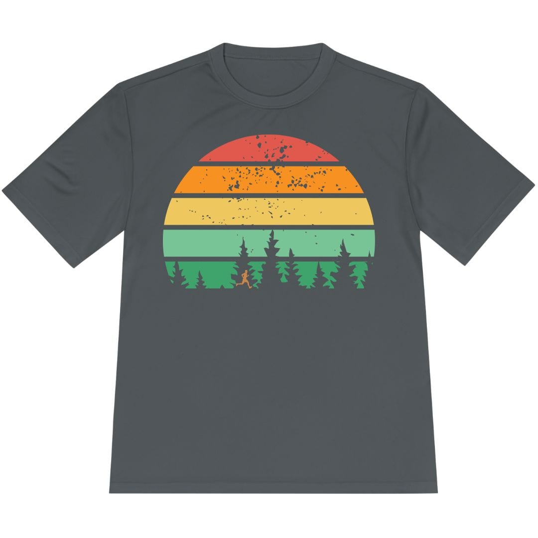 Printify T-Shirt Iron Grey / XS SunSet Runner T-Shirt / Pro