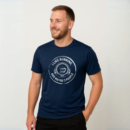 Printify T-Shirt Like Running and Beer T-Shirt / Pro