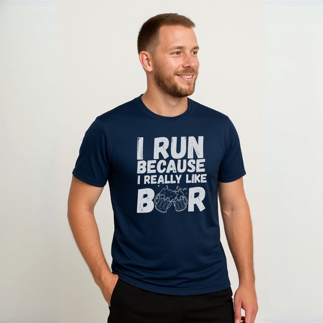 Printify T-Shirt Like Running or Beer T-Shirt / Pro