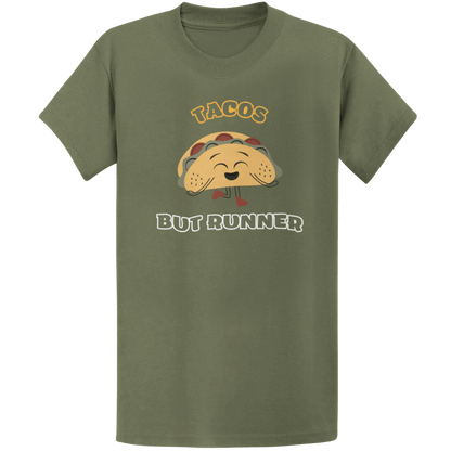 Printify T-Shirt Military Green / S Runner Tacos T-Shirt