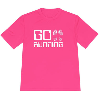 Printify T-Shirt Neon Pink / XS Go Running T-Shirt / Pro