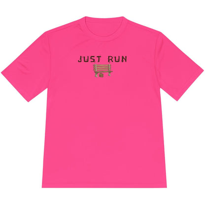 Printify T-Shirt Neon Pink / XS Just Run, Like Forrest T-Shirt / Pro