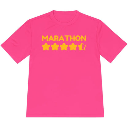Printify T-Shirt Neon Pink / XS Marathon Star Score T-Shirt / Pro