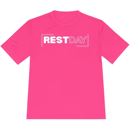 Printify T-Shirt Neon Pink / XS Rest Day T-Shirt / Pro
