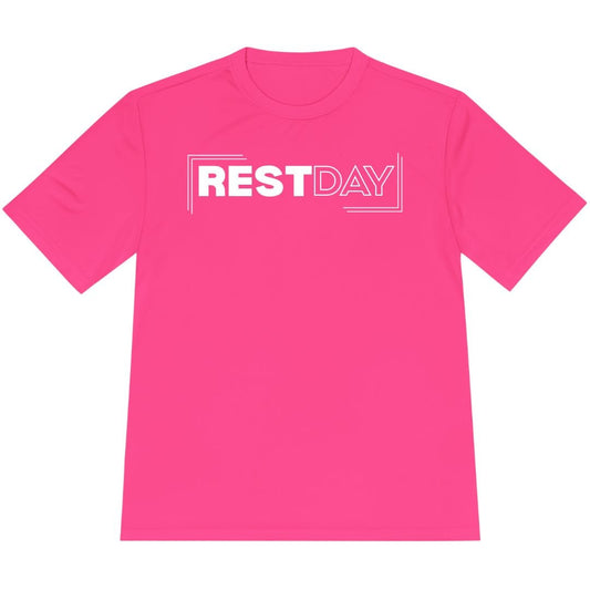 Printify T-Shirt Neon Pink / XS Rest Day T-Shirt / Pro