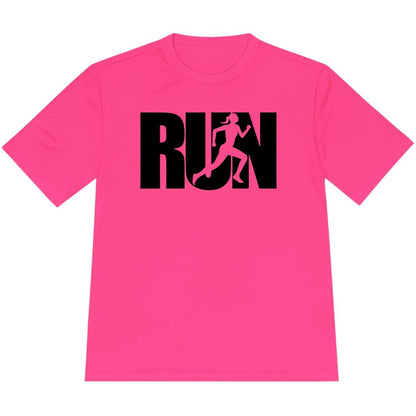 Printify T-Shirt Neon Pink / XS Run Girl T-Shirt / Pro